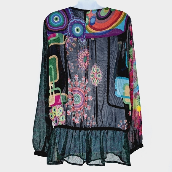 Desigual Multicolor Patterned Blouse - Picture 5 of 7